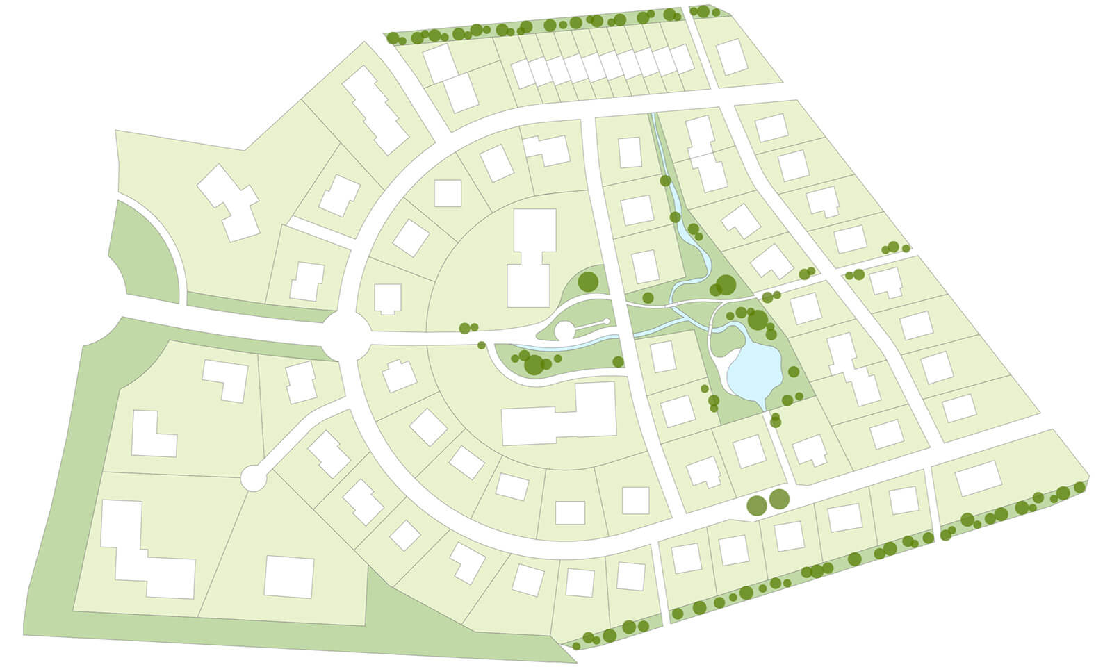 Bebauungsplan weizenACHT – Grobdarstellung