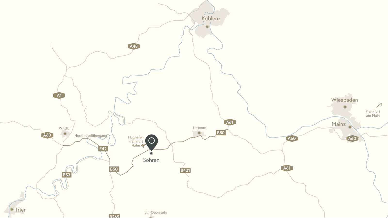 weizenAcht Anbindung Karte